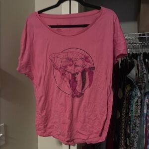 Pink Graphic Women's Top